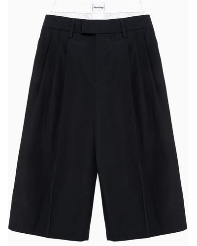 Alexander Wang Tailored Culottes Bermuda Shorts - Black
