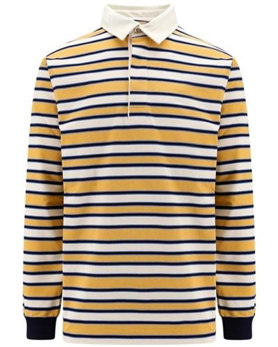 Gucci Striped Cotton Polo Shirt - Multicolour