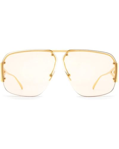 Bottega Veneta Aviator Sunglasses - Natural