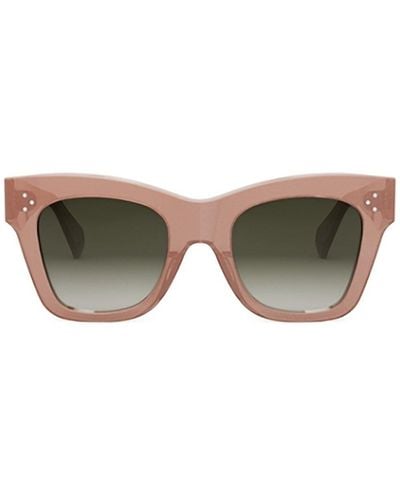 Celine 50mm Square Cat Eye Sunglasses - Multicolor