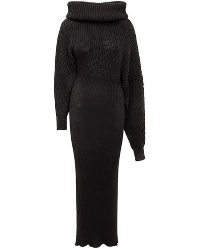 A.W.A.K.E. MODE Knit Maxi Dress - Black