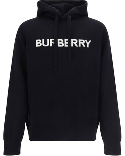 Burberry Hooded Sweater - Black