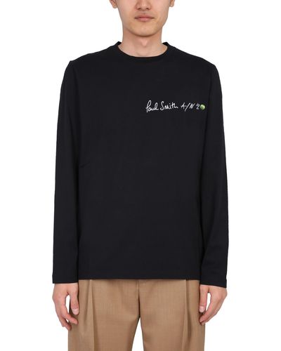 Paul Smith Long Sleeve T-shirt - Black