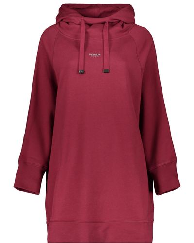 Dondup Oversize Cotton Hoodie - Red