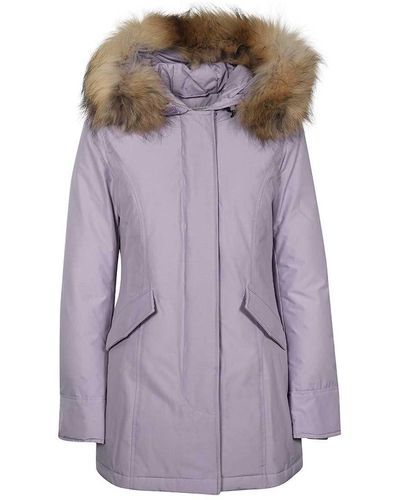 Woolrich Hooded Parka - Purple