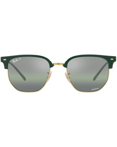 Ray-Ban 4416 Clubmaster Square-Frame Sunglasses - Black