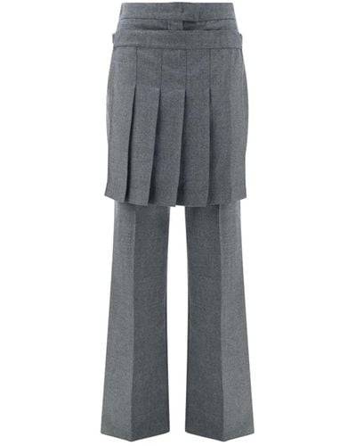 Fendi Flannel Trousers - Grey