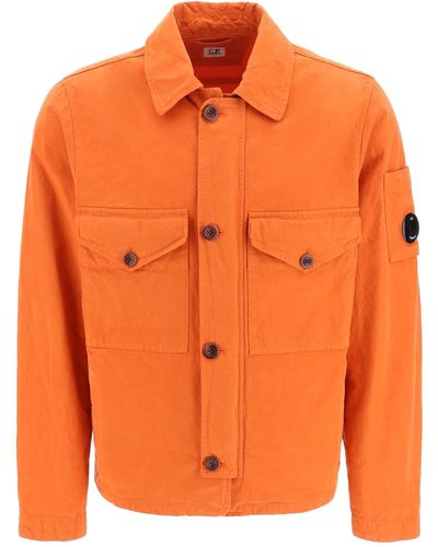 C.P. Company Mais B Overshirt - Orange