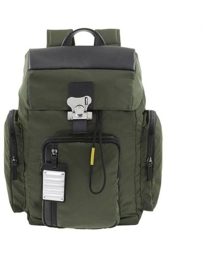 Fpm Nylon Bank On The Road-butterfly Pc Backpack M - Green