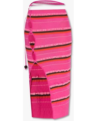 Jacquemus Concha Pencil Skirt - Pink