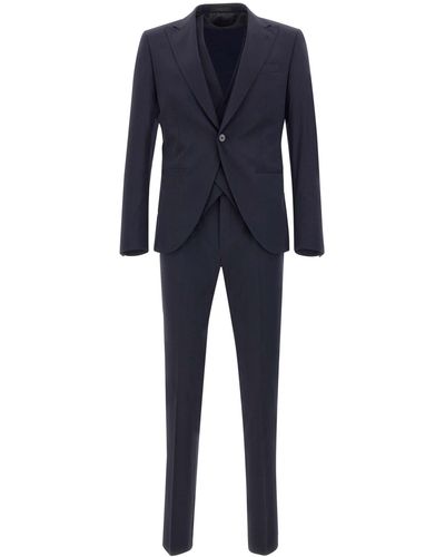Corneliani Three-Piece Suit - Blue