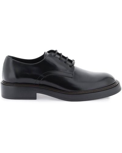Tod's Leather Lace-up Shoes - Black