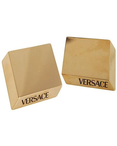 Versace Metal Earrings Accessories - Natural