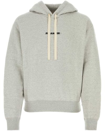 Jil Sander Light Cotton Sweatshirt - Grey