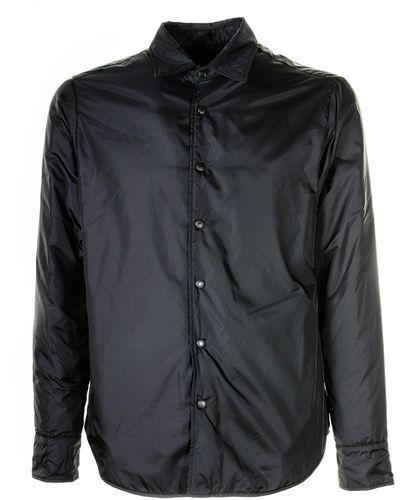 Aspesi Shirt Jacket With Buttons - Black