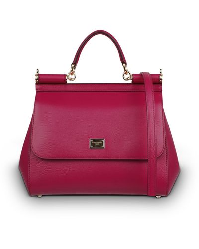 Dolce & Gabbana Dolce & Gabbana Medium Sicily Handbag - Pink