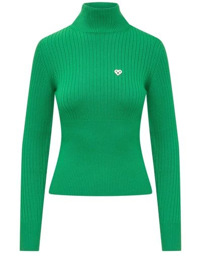 Casablancabrand Ribbed Sweater - Green