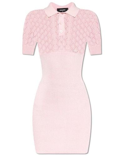 DSquared² Bodycon Dress, - Pink