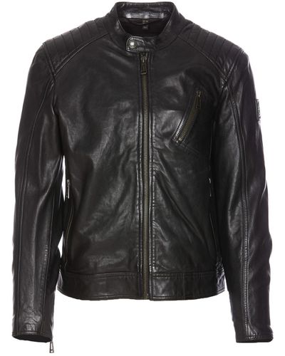 Belstaff V Racer Leather Jacket in Black for Men | Lyst UK