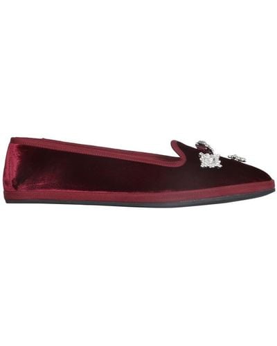 Giannico Friulian Slippers - Red