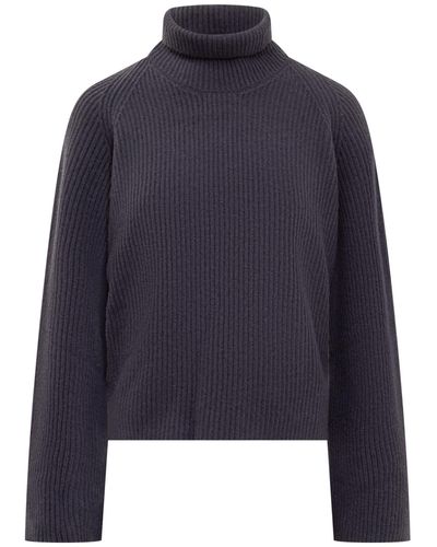 Jucca Turtleneck Sweater - Blue