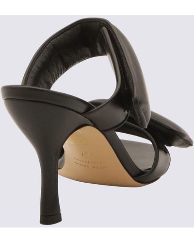 GIA X PERNILLE Leather Perni Sandals - Black