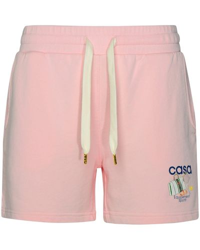 Casablancabrand Equipement Sportif Organic Cotton Shorts - Pink
