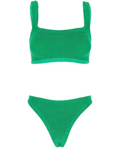 Hunza G Xandra Bikini With Fixed Straps - Green