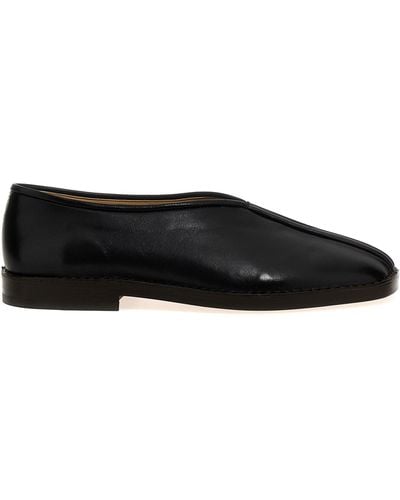 Lemaire Flat Piped Flat Shoes - Black