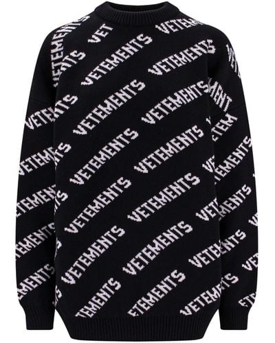 Vetements Sweater - Black