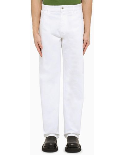 Bottega Veneta White Regular Jeans