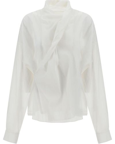 Quira Wrap Shirt - White