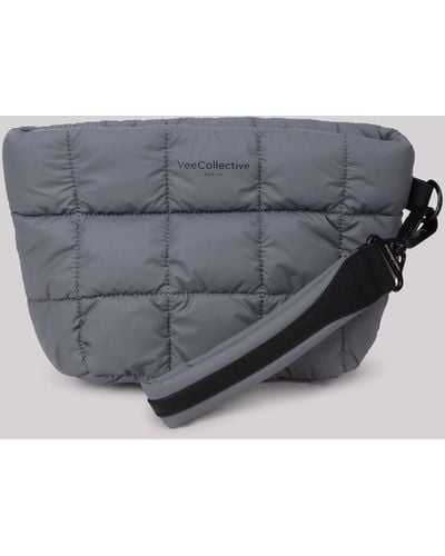 VEE COLLECTIVE Vee Collective Mini Porter Quilted Shoulder Bag - Gray