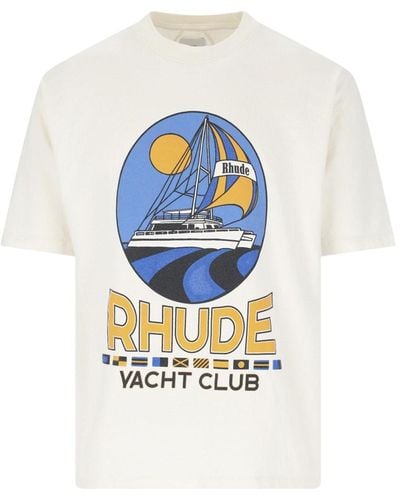Rhude T-Shirts And Polos - White