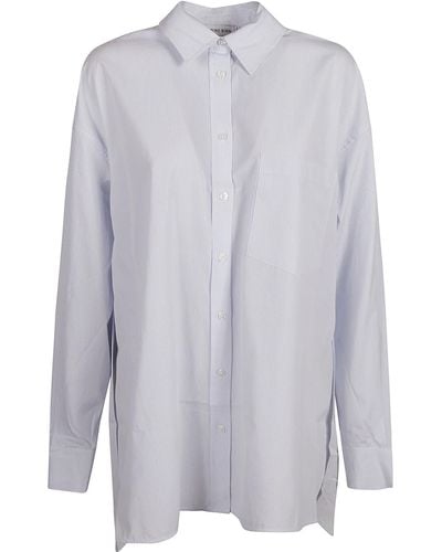 Anine Bing Long-Sleeved Shirt - Gray