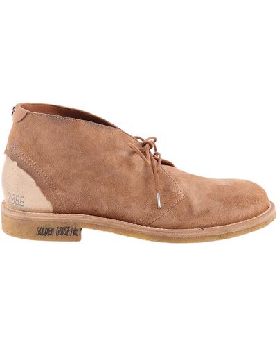 Golden Goose Used Effect Lace Up - Brown