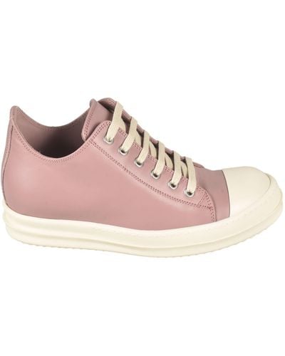 Rick Owens Classic Low Trainers - Pink