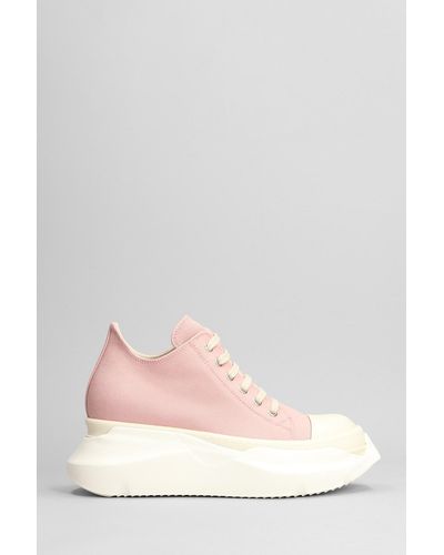 Rick Owens Abstract Low Trainers - Pink