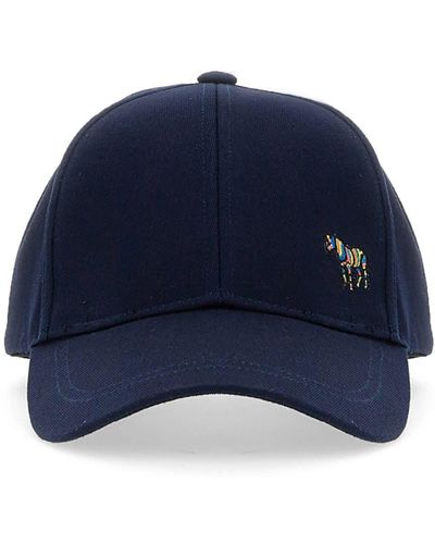 PS by Paul Smith Zebra Baseball Hat - Blue