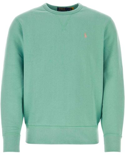 Polo Ralph Lauren Pastel Cotton Blend Sweatshirt - Green
