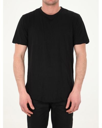 James Perse Black Cotton T-shirt