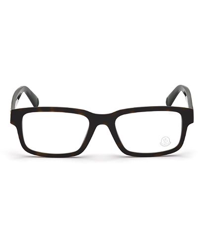 Moncler Rectangular Frame Glasses - Black