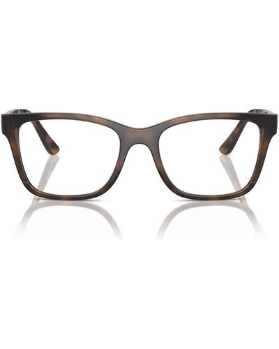 Vogue Eyewear Vo5556 Top Dark Havana / Light Glasses - Black