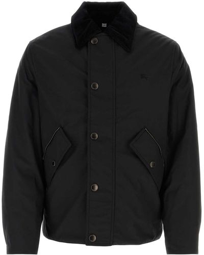 Burberry Jackets And Vests - Black