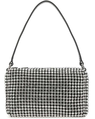 Alexander Wang Embellished Fabric Medium Heiress Handbag - Black