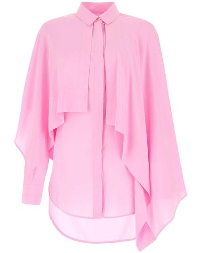 Quira Pink Silk Blouse