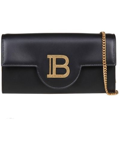 Balmain Buzz Wallet Bag - Black