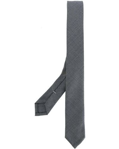 Thom Browne Super 120s Twill Necktie - Gray