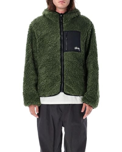 Stussy Sherpa Jacket - Green