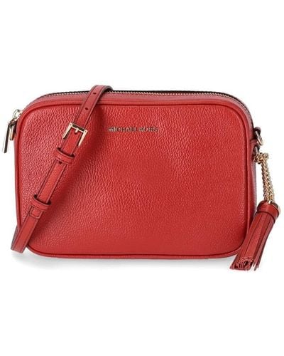 MICHAEL Michael Kors Ginny Terracotta Crossbody Bag - Red